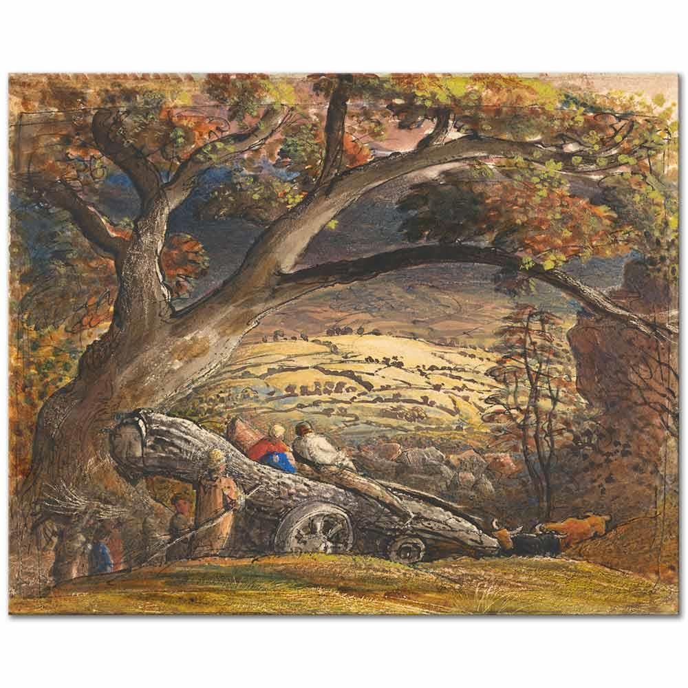 The Timber Wain by Samuel Palmer as Art Print