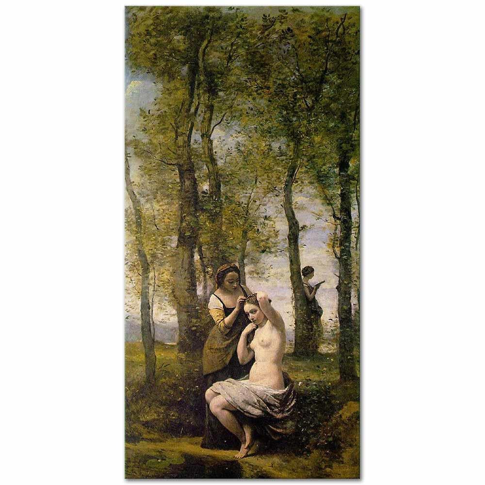 Jean Baptiste Camille Corot Bakım Kanvas Tablo