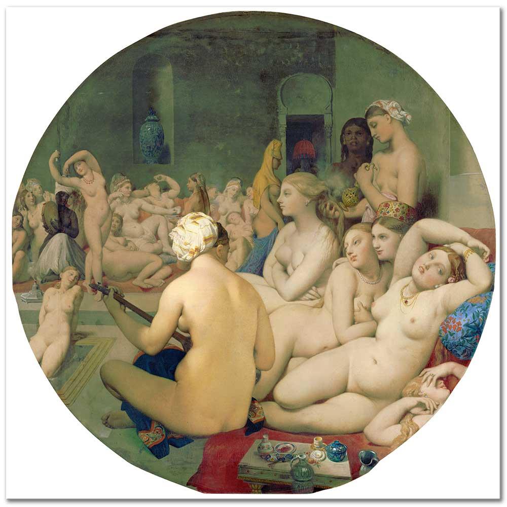 The Turkish Bath by Jean Auguste Dominique Ingres