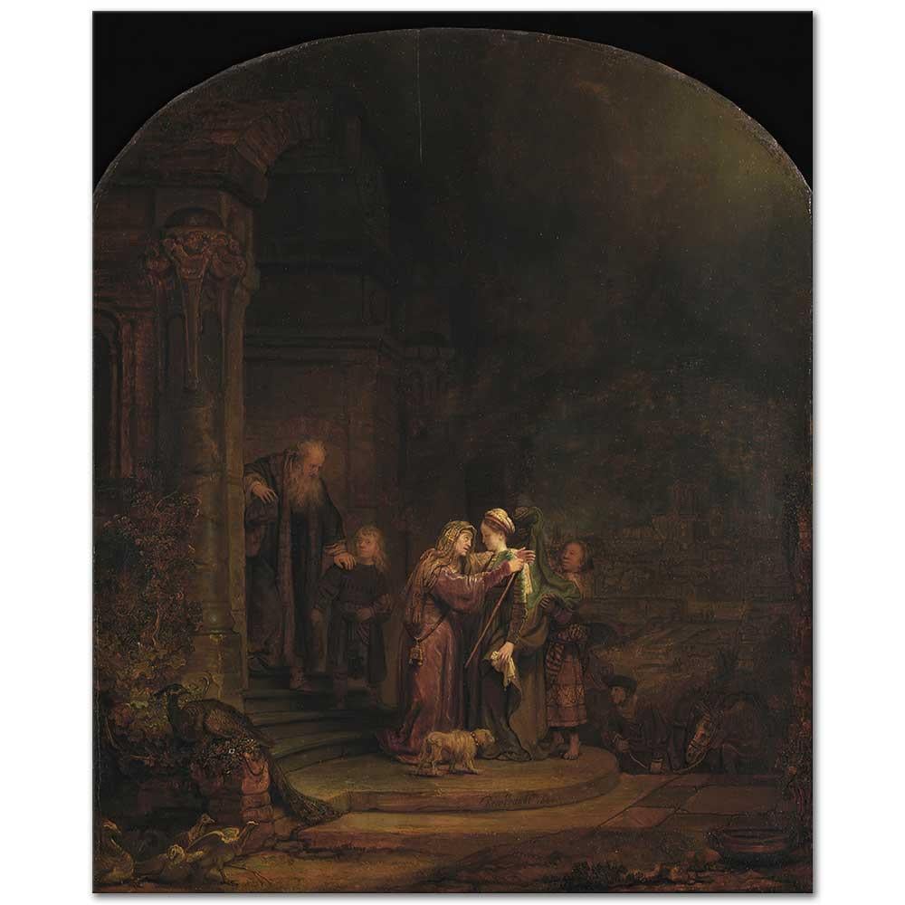 The Visitation by Rembrandt van Rijn
