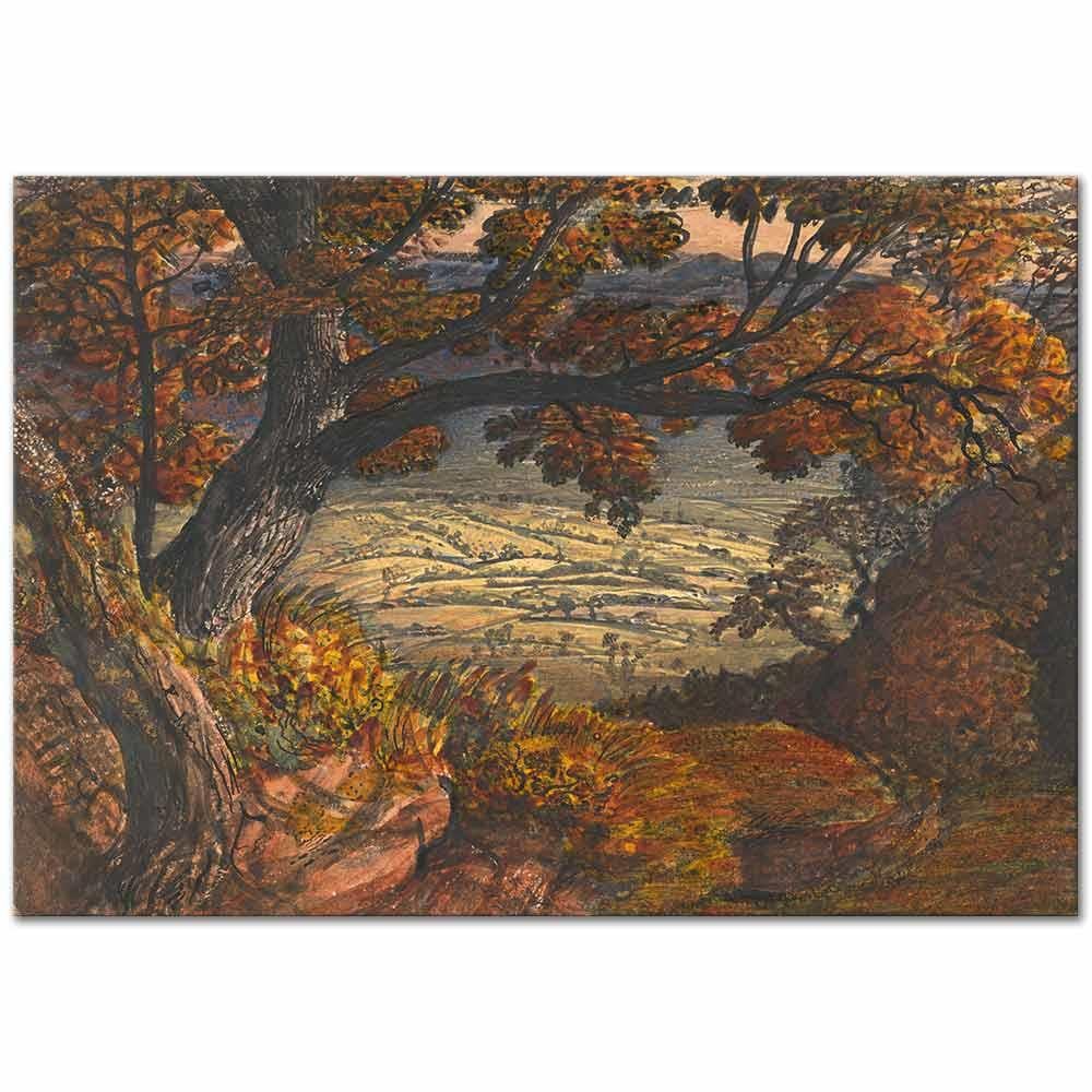 Samuel Palmer Kent'ten Bir Görünüm Kanvas Tablo