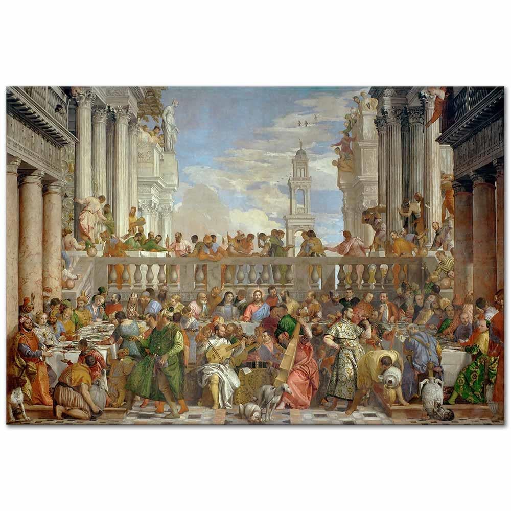 Paolo Veronese Cana'da Düğün Kanvas Tablo