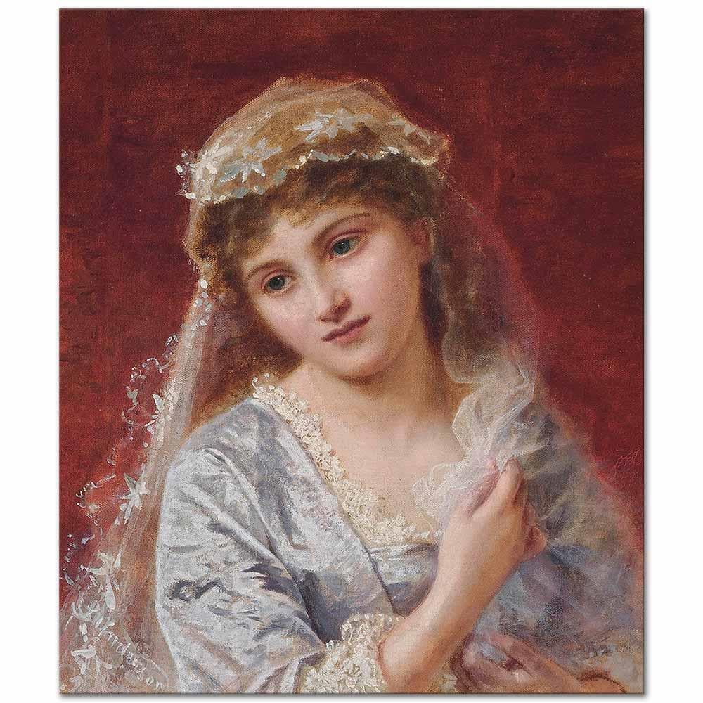 The Young Bride by Sophie Gengembre Anderson as Art Print