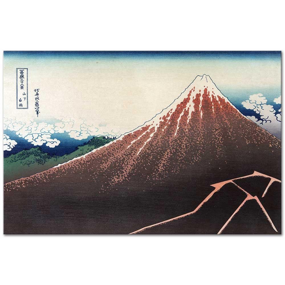 Thirty-six Views of Mount Fuji 02 by Katsushika Hokusai as Fine Art Print