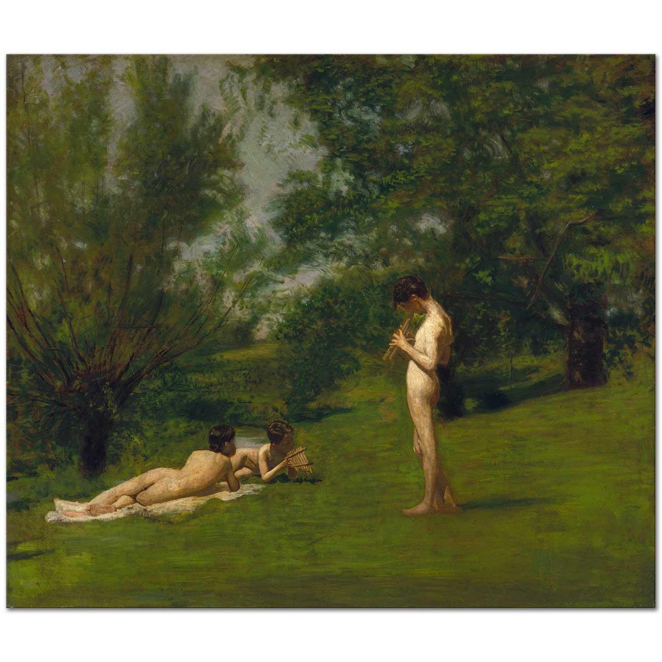 Thomas Eakins Arcadia Kanvas Tablo