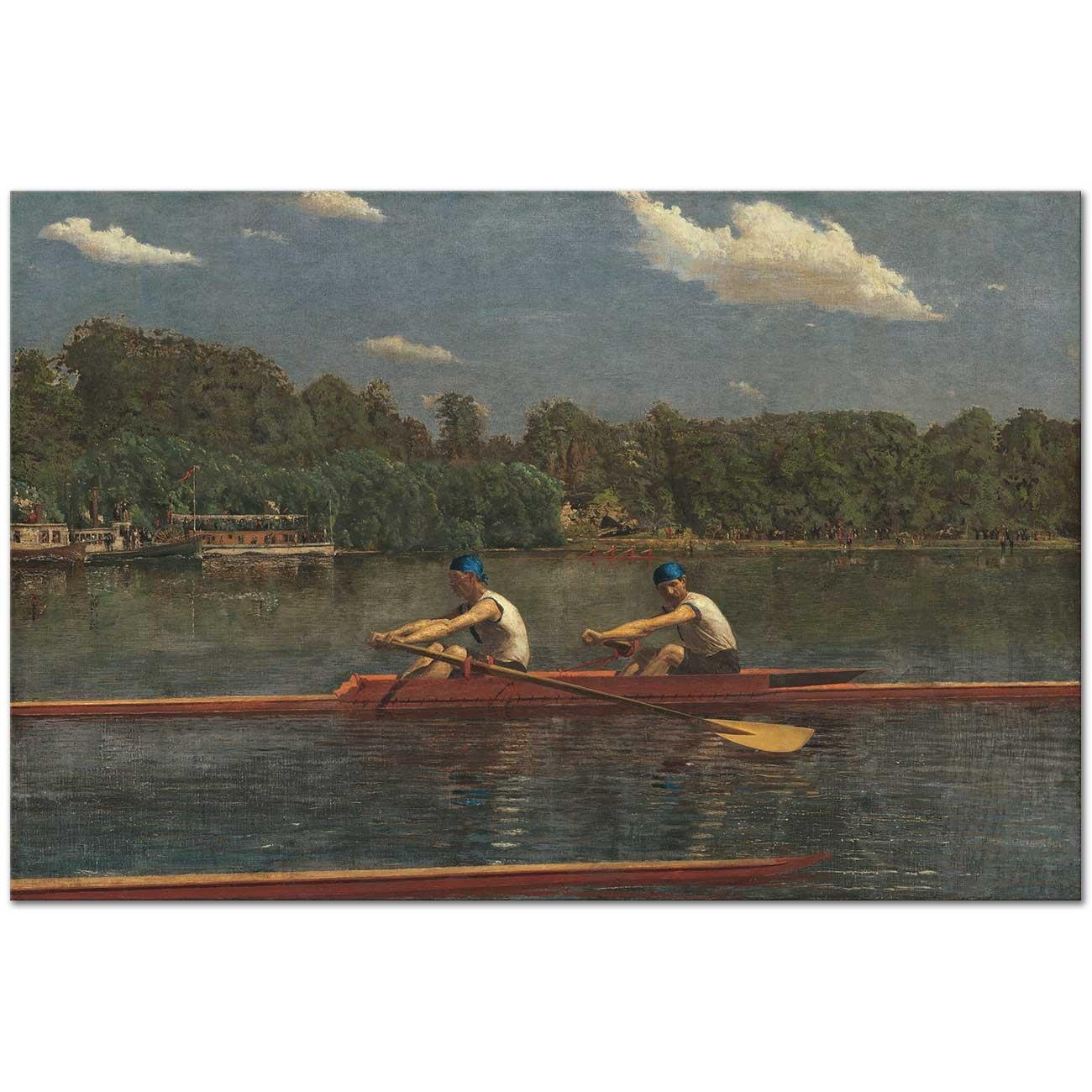 The Biglin Brothers Racing by Thomas Eakins