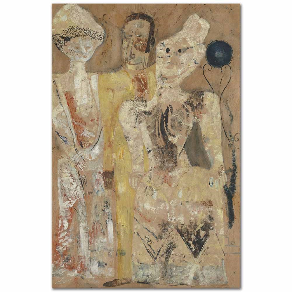 Three Characters by Frits van Berghe