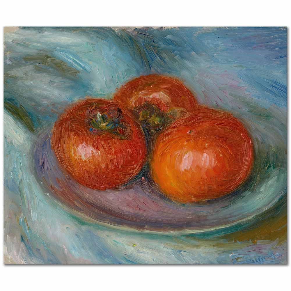 William Glackens Üç Domates Kanvas Tablo