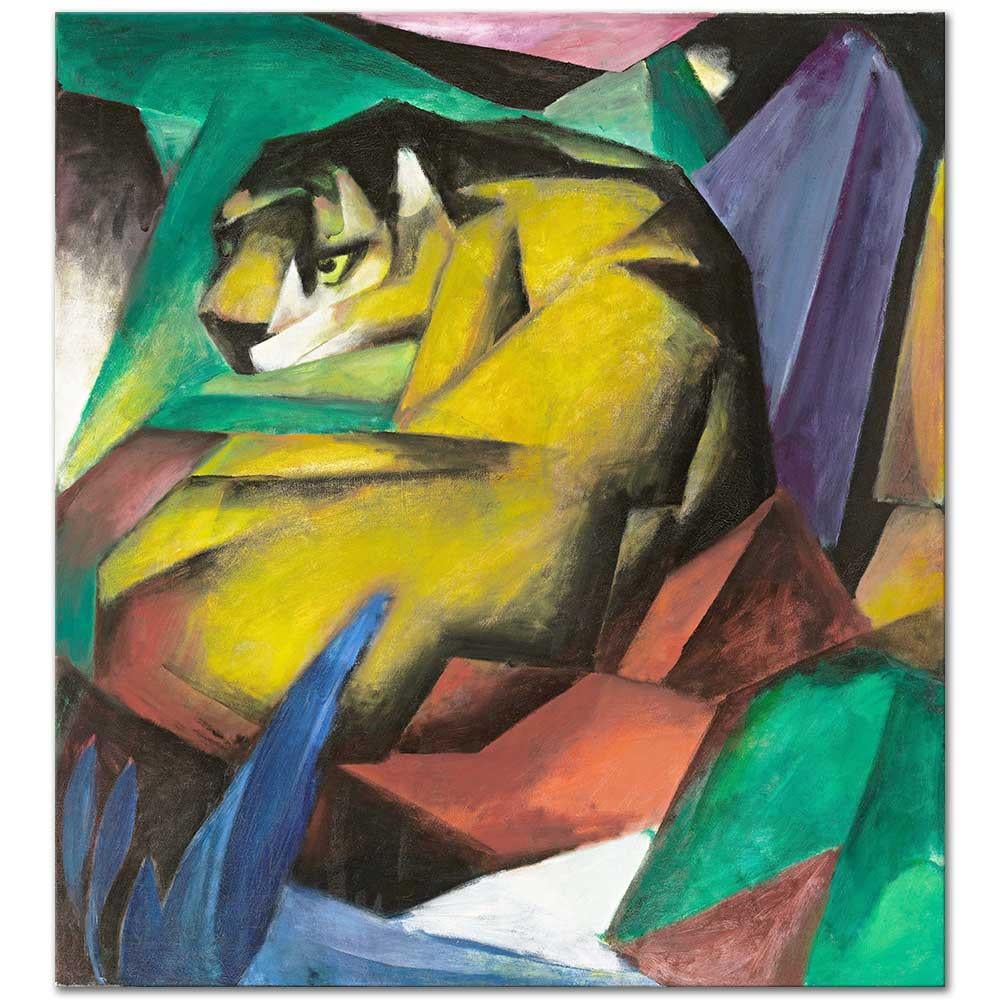 Franz Marc Kaplan Kanvas Tablo