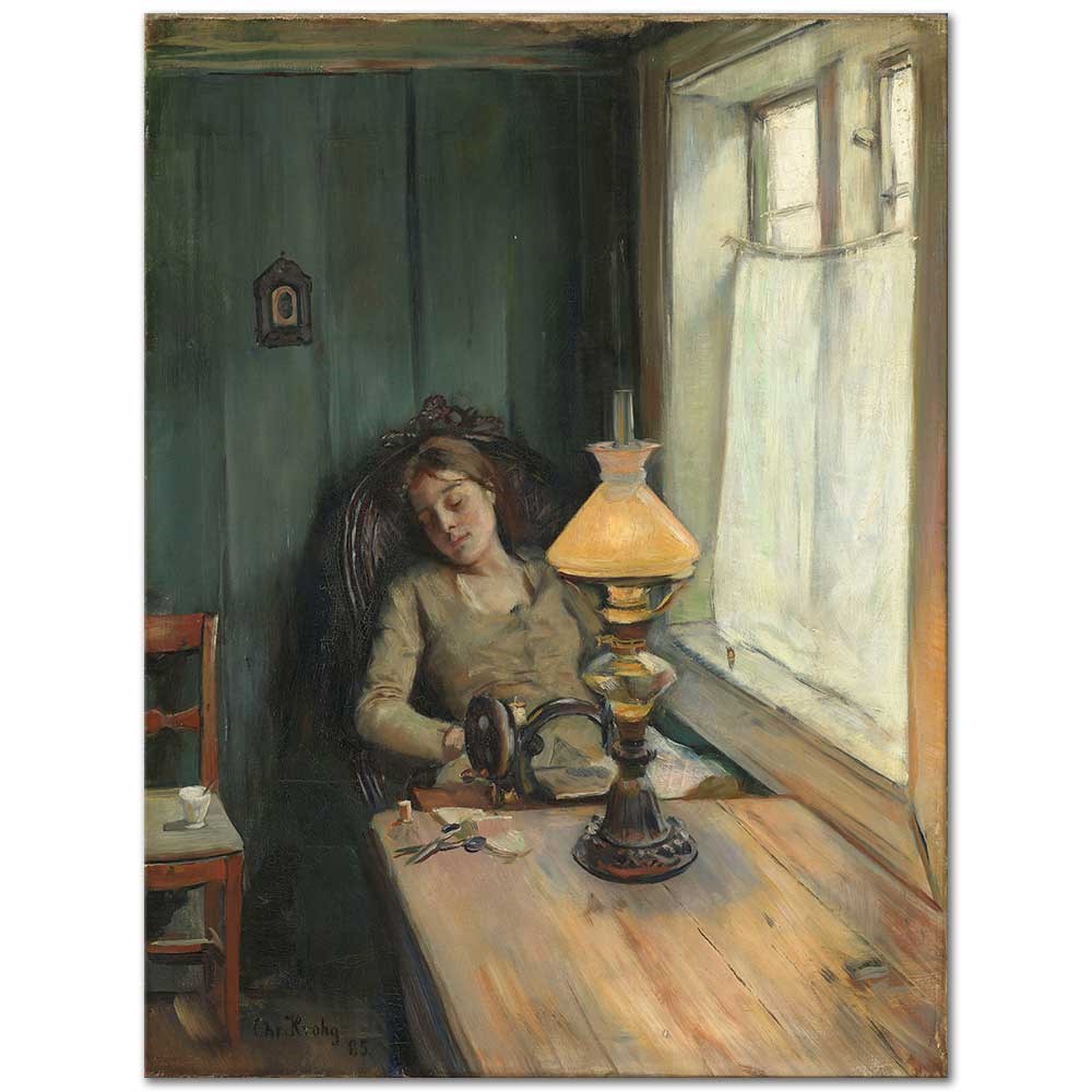 Tired by Christian Krohg