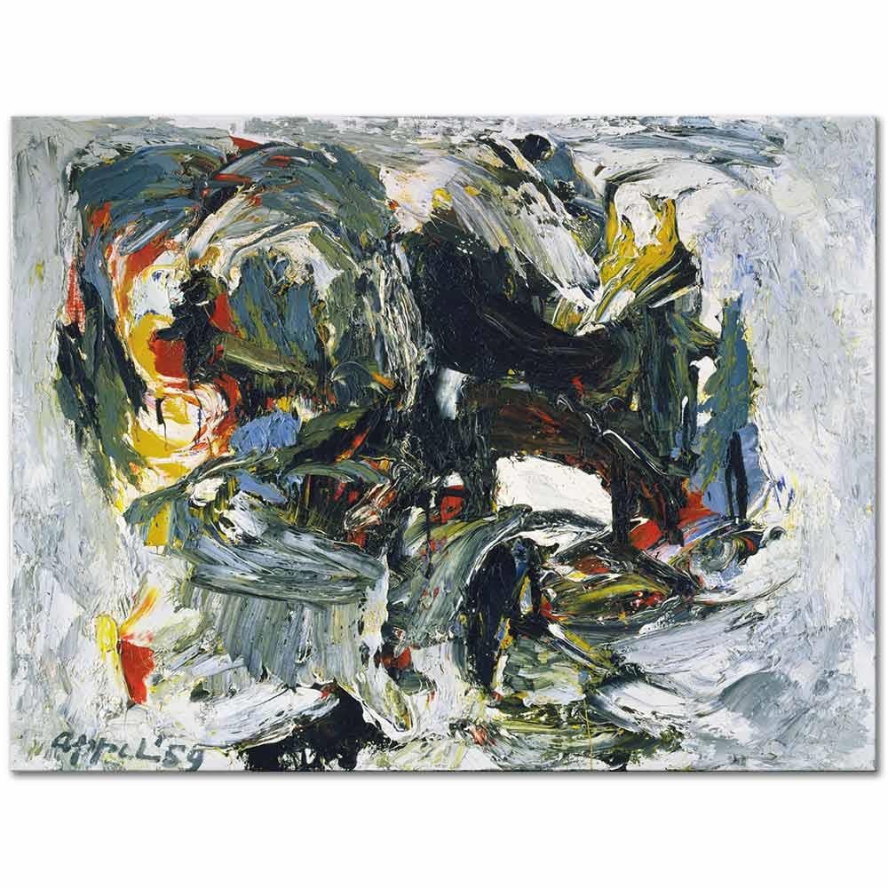Tragic Space by Karel Appel as Art Print