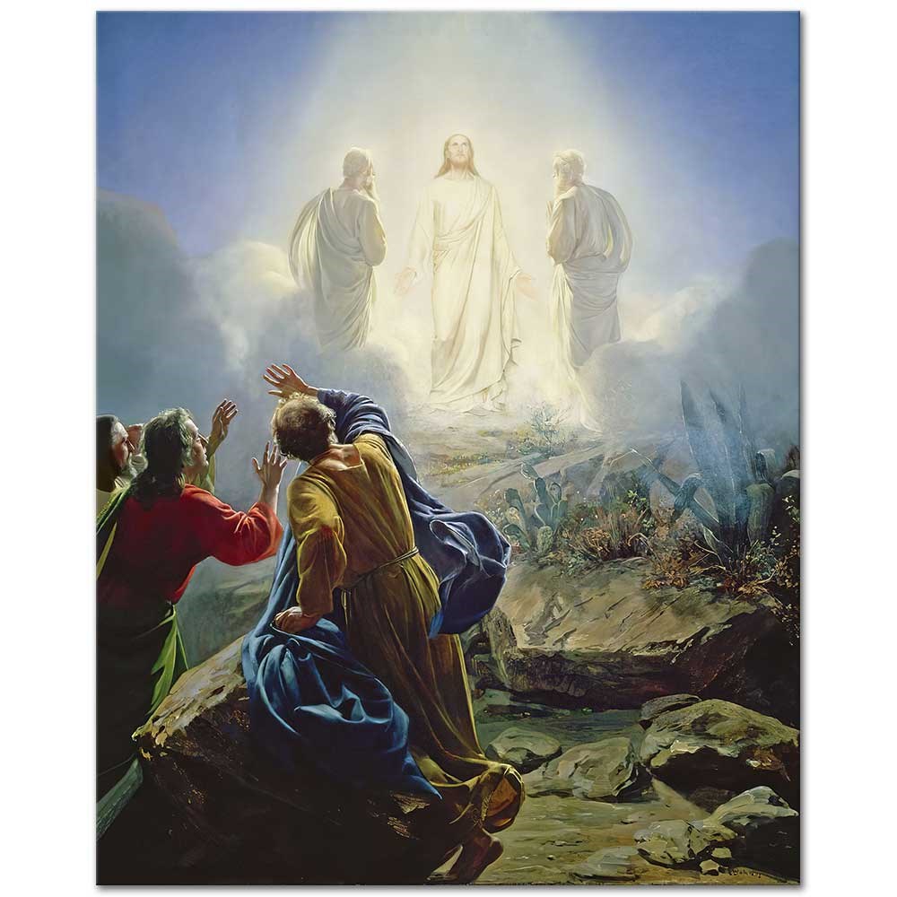 Transfiguration of Jesus by Carl Bloch