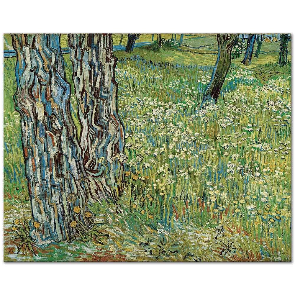Tree Trunks in the Grass by Vincent van Gogh as Fine Art Print