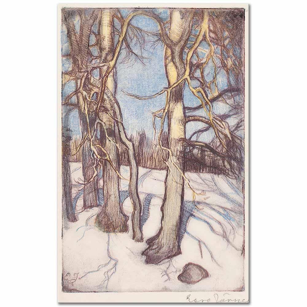 Trees In Winter by Eero Järnefelt