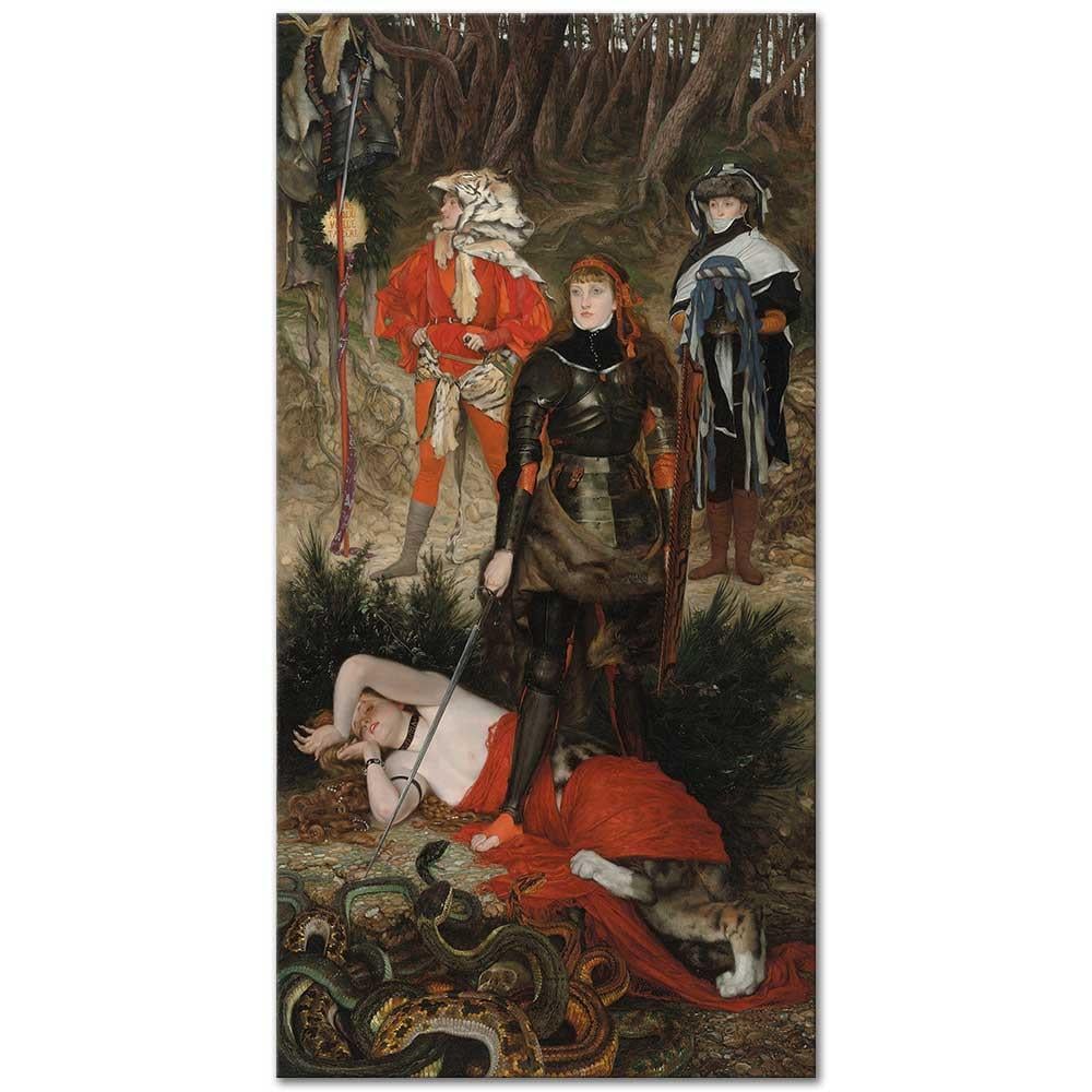 James Tissot İradenin Zaferi Kanvas Tablo