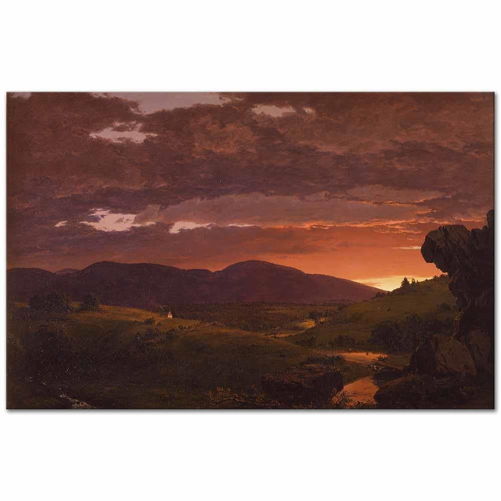 Twixt Day and Night by Frederic Edwin Church as Art Print