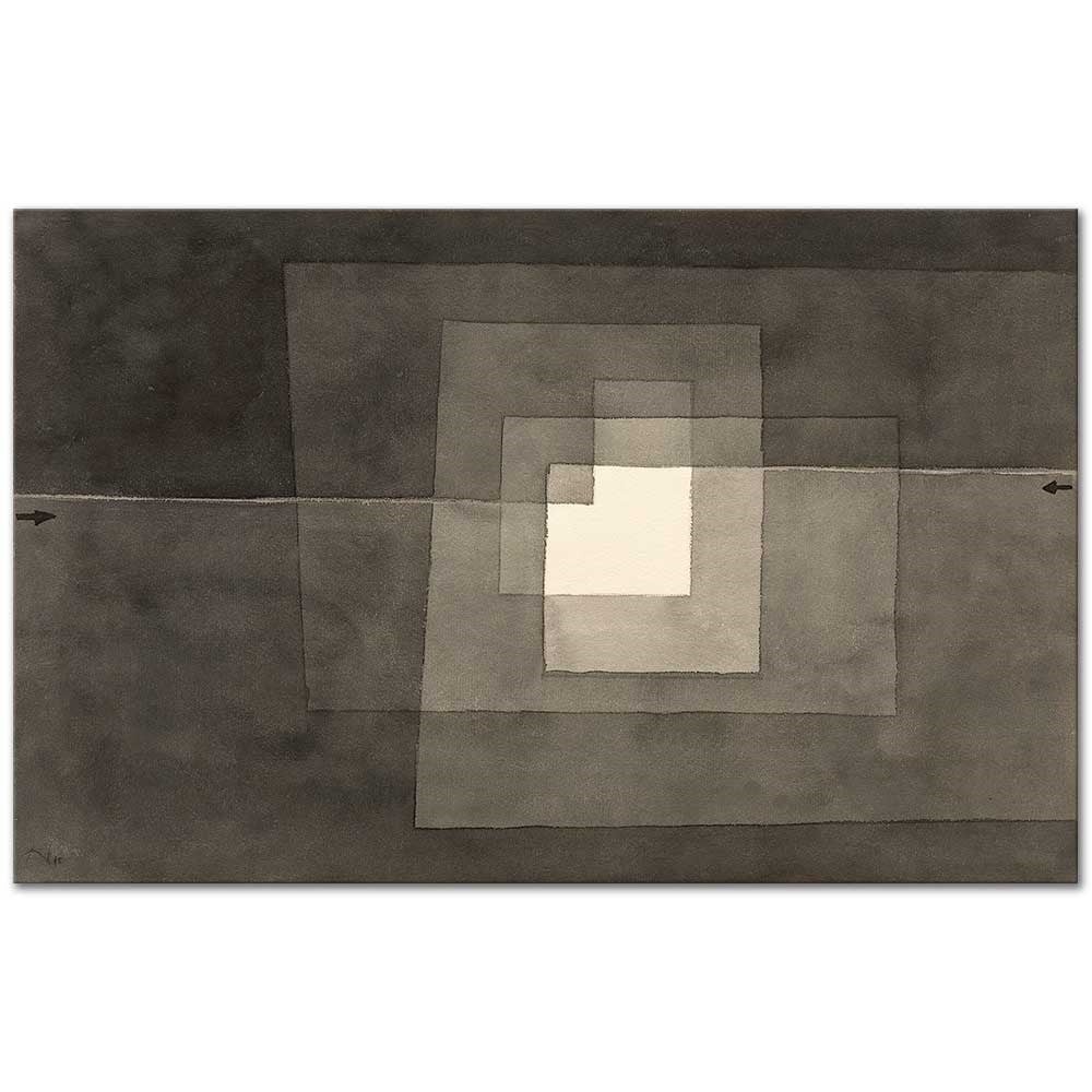 Two Ways by Paul Klee as Fine Art Print