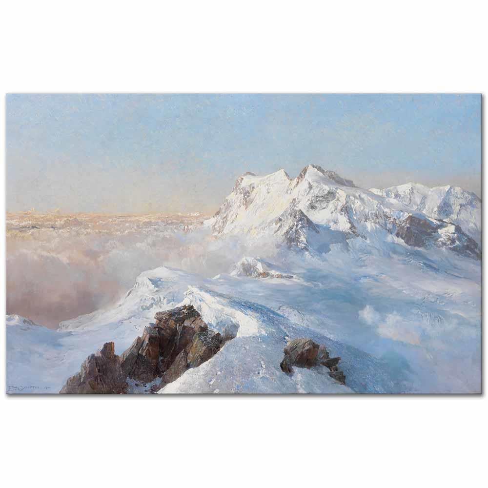 Edward Theodore Compton Sis Denizinin Üstünde Kanvas Tablo