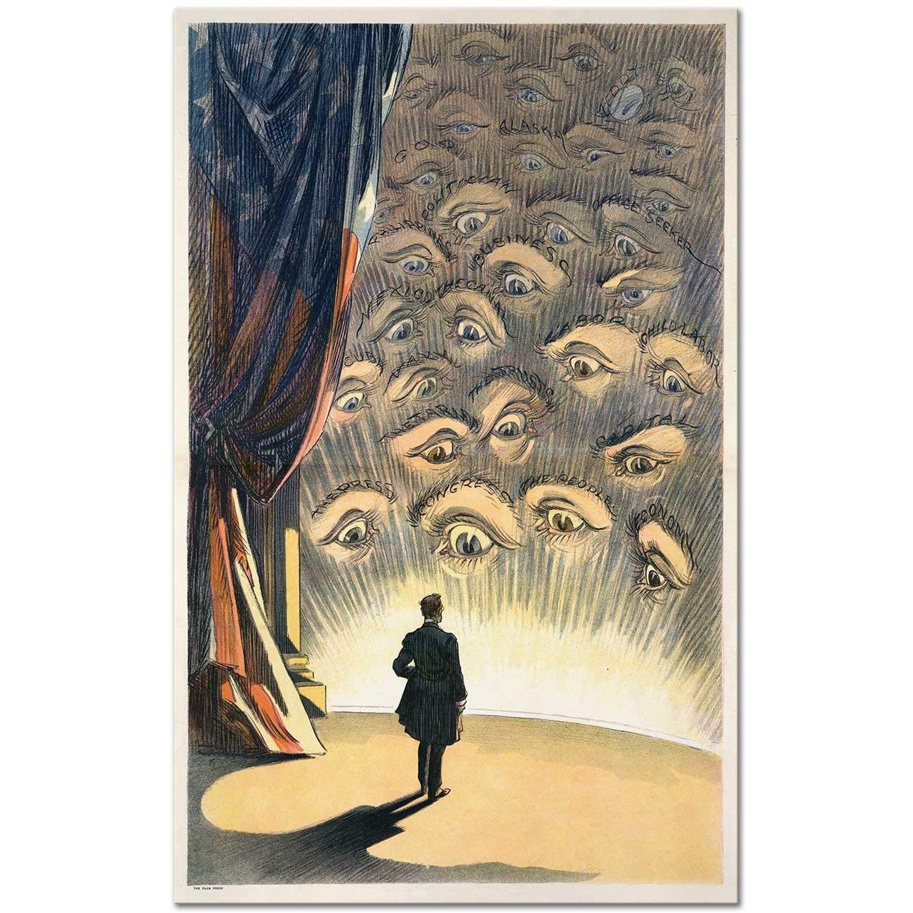 All Eyes Are On You Mr. President by Udo Keppler