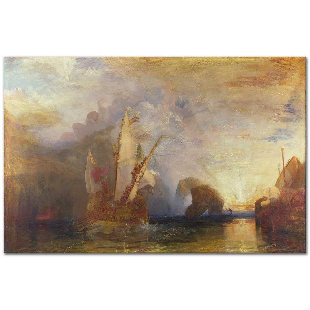 Ulysses Deriding Polyphemus by Joseph Mallord William Turner as Art Print