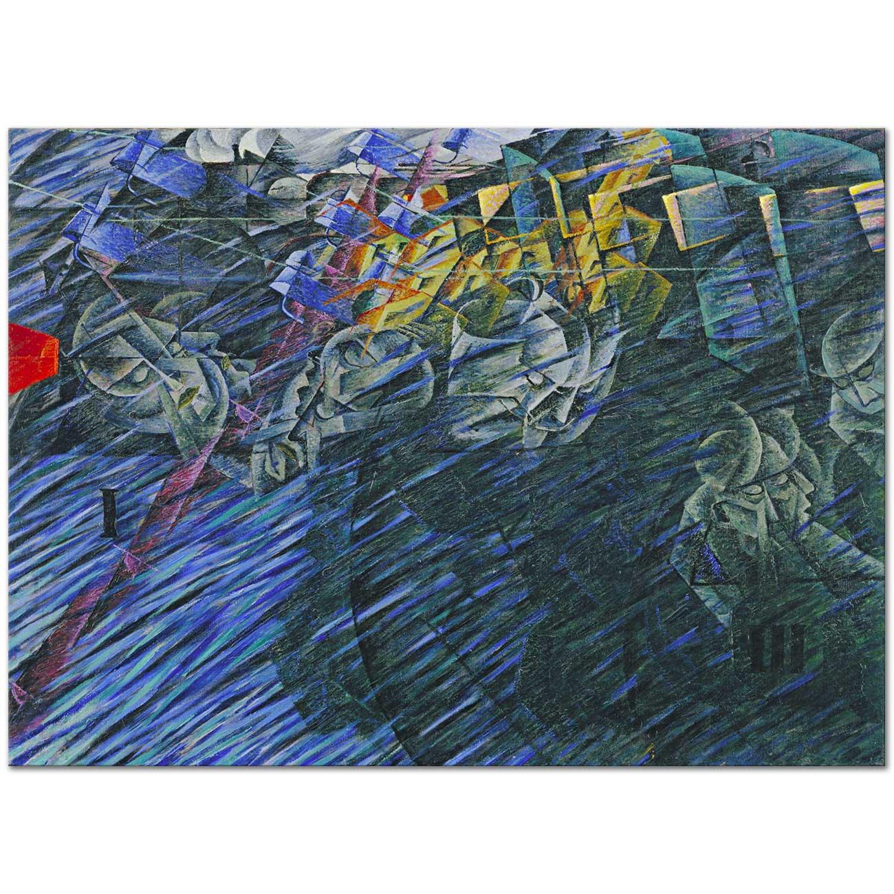 States of Mind 02 Those Who Go by Umberto Boccioni