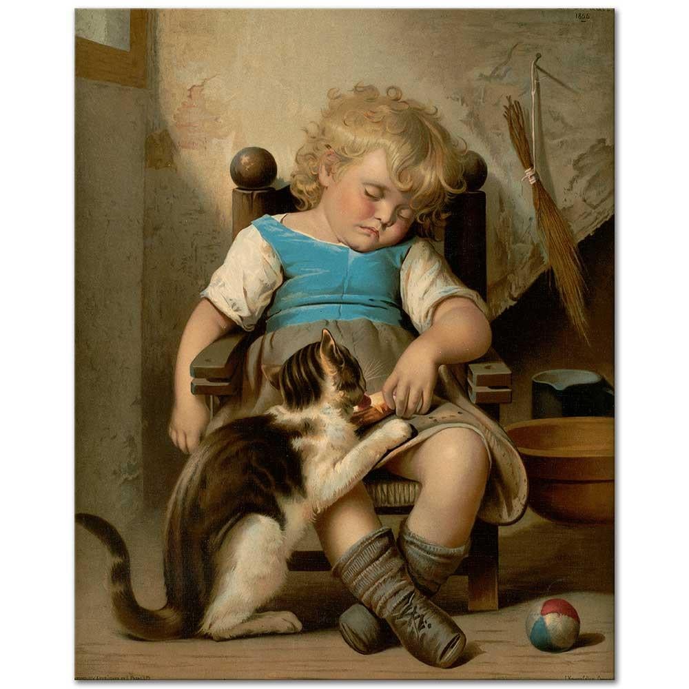 Unconscious Sleeper by Léon Bazille Perrault