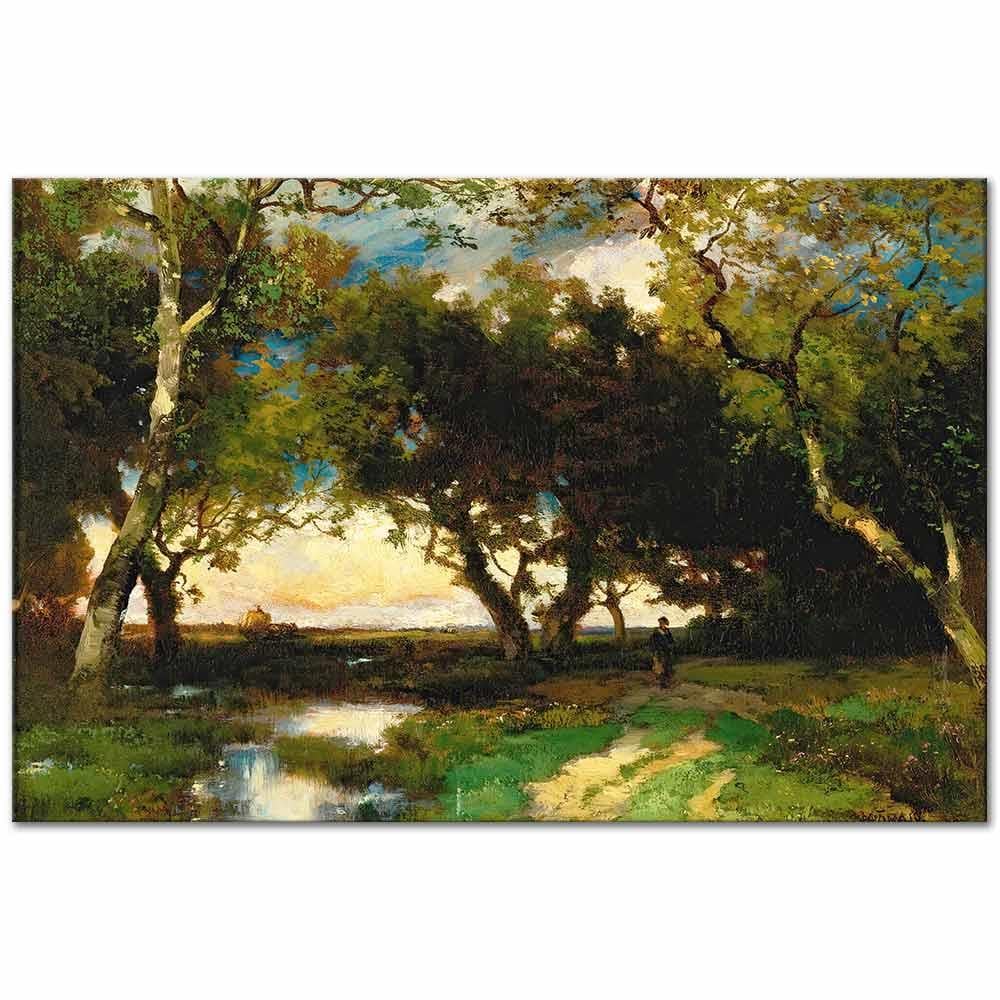 Under The Trees by Thomas Moran as Art Print