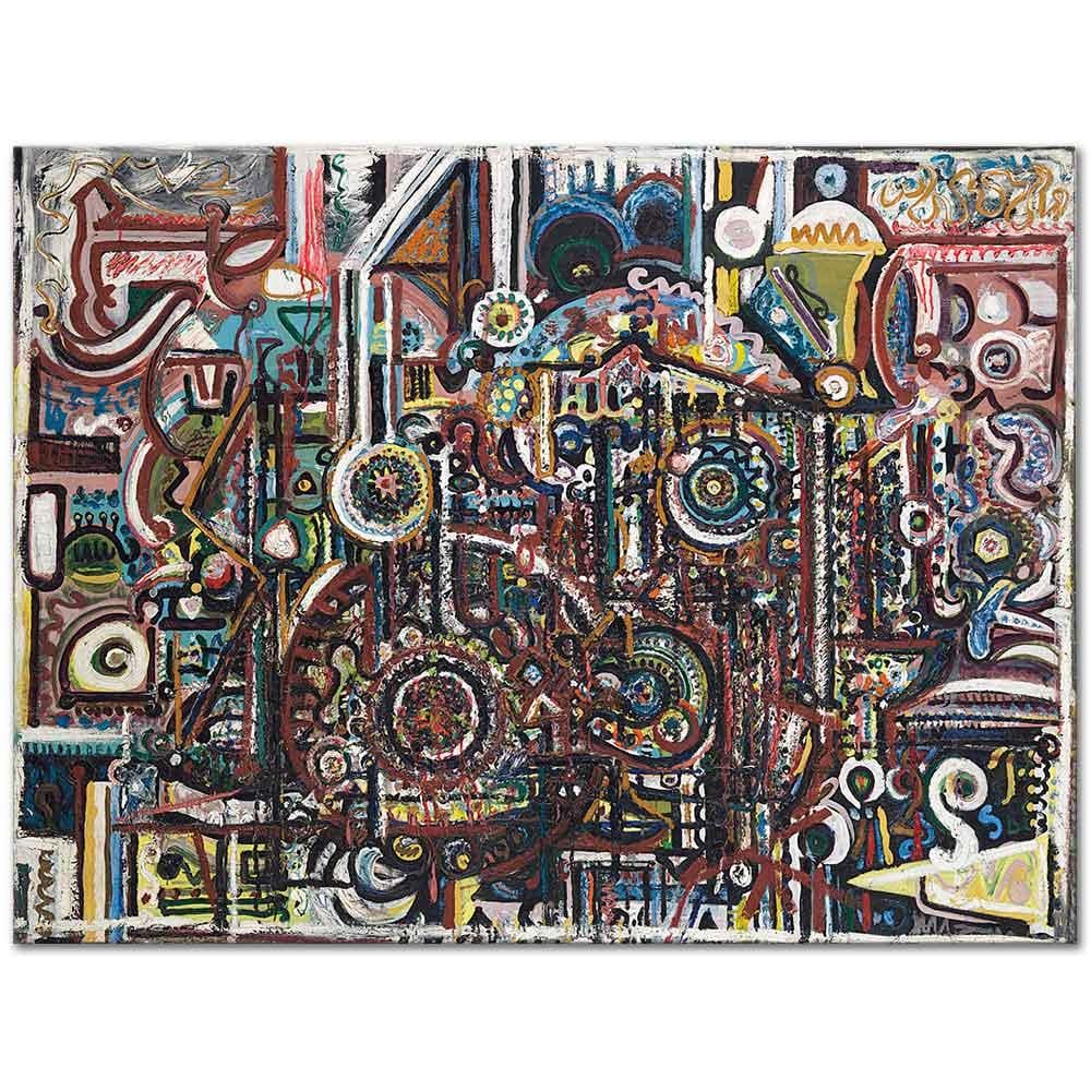 Untitled 01 by Richard Pousette-Dart as Art Print
