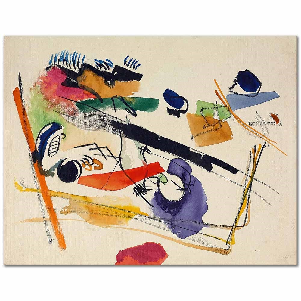 Wassily Kandinsky İsimsiz 1913 Kanvas Tablo