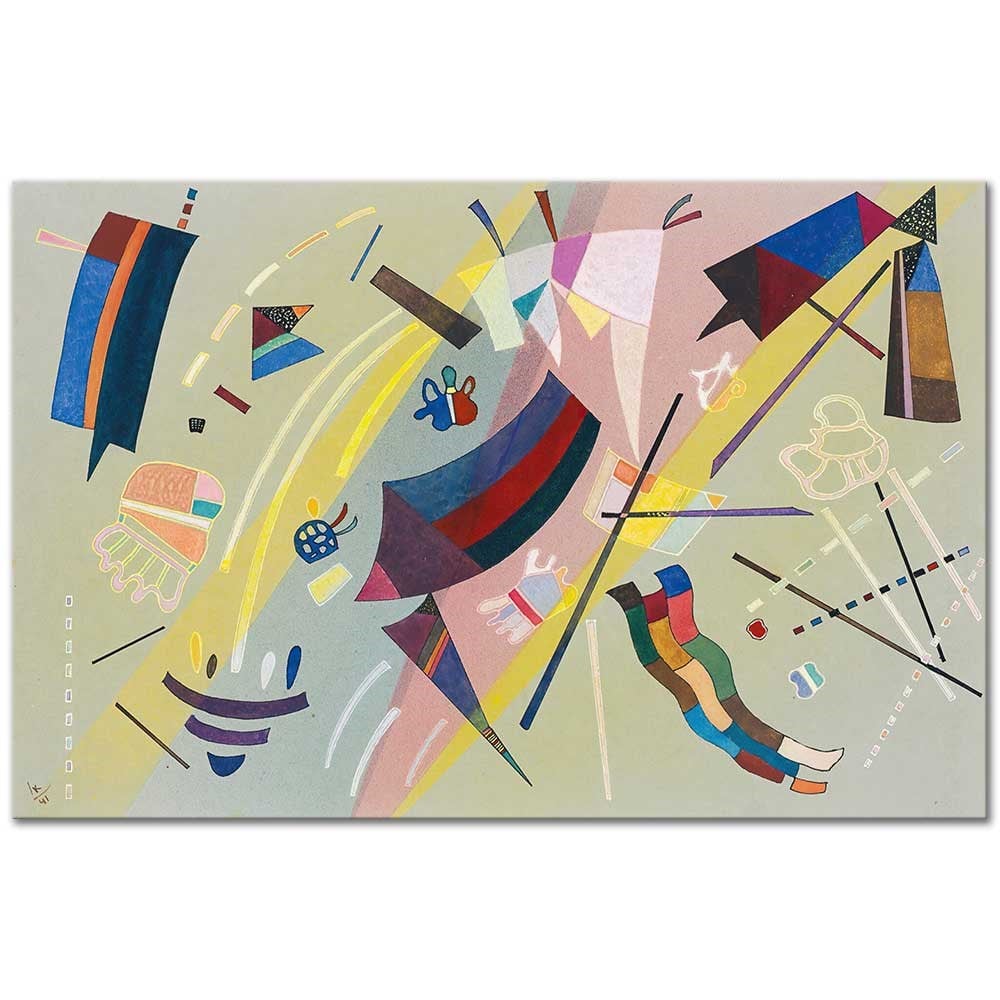 Wassily Kandinsky İsimsiz 1942 Kanvas Tablo