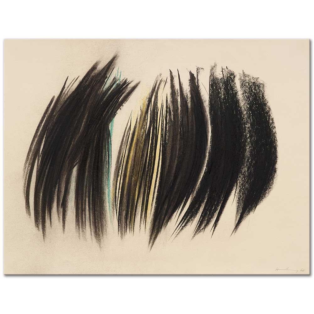 Untitled 1960 by Hans Hartung as Art Print