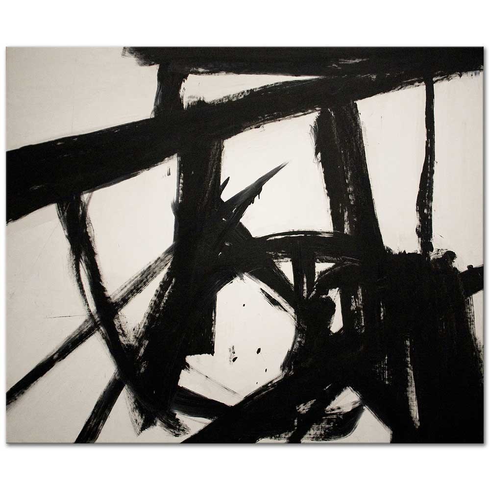 Franz Kline İsimsiz Kanvas Tablo