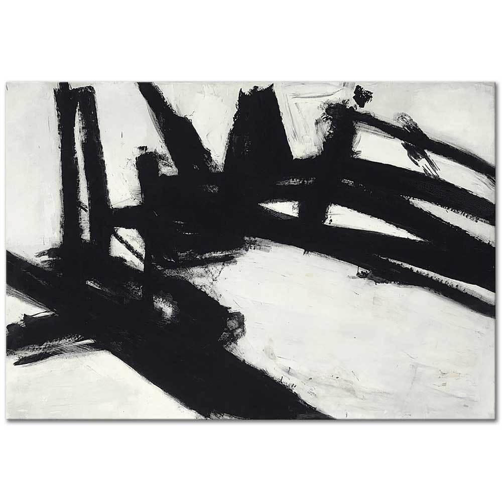 Franz Kline İsimsiz 01 Kanvas Tablo