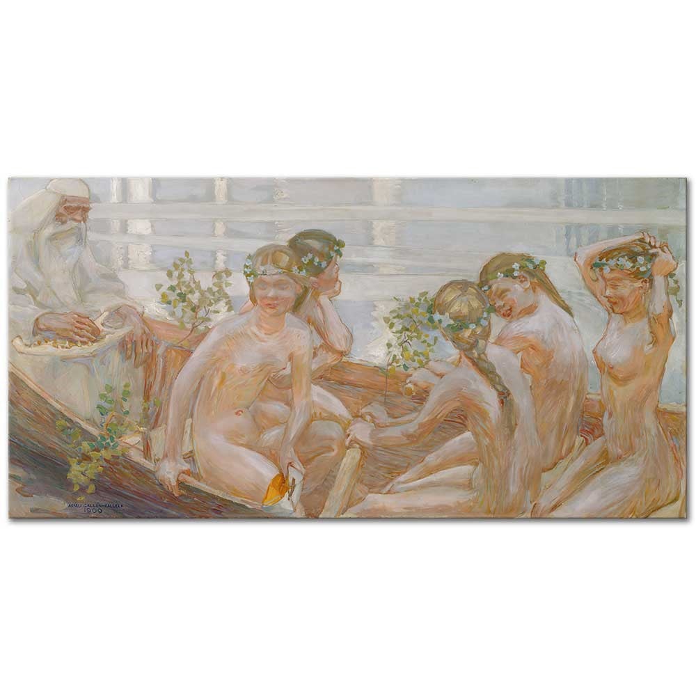 Väinämöinen's Voyage by Akseli Gallen Kallela as Fine Art Print