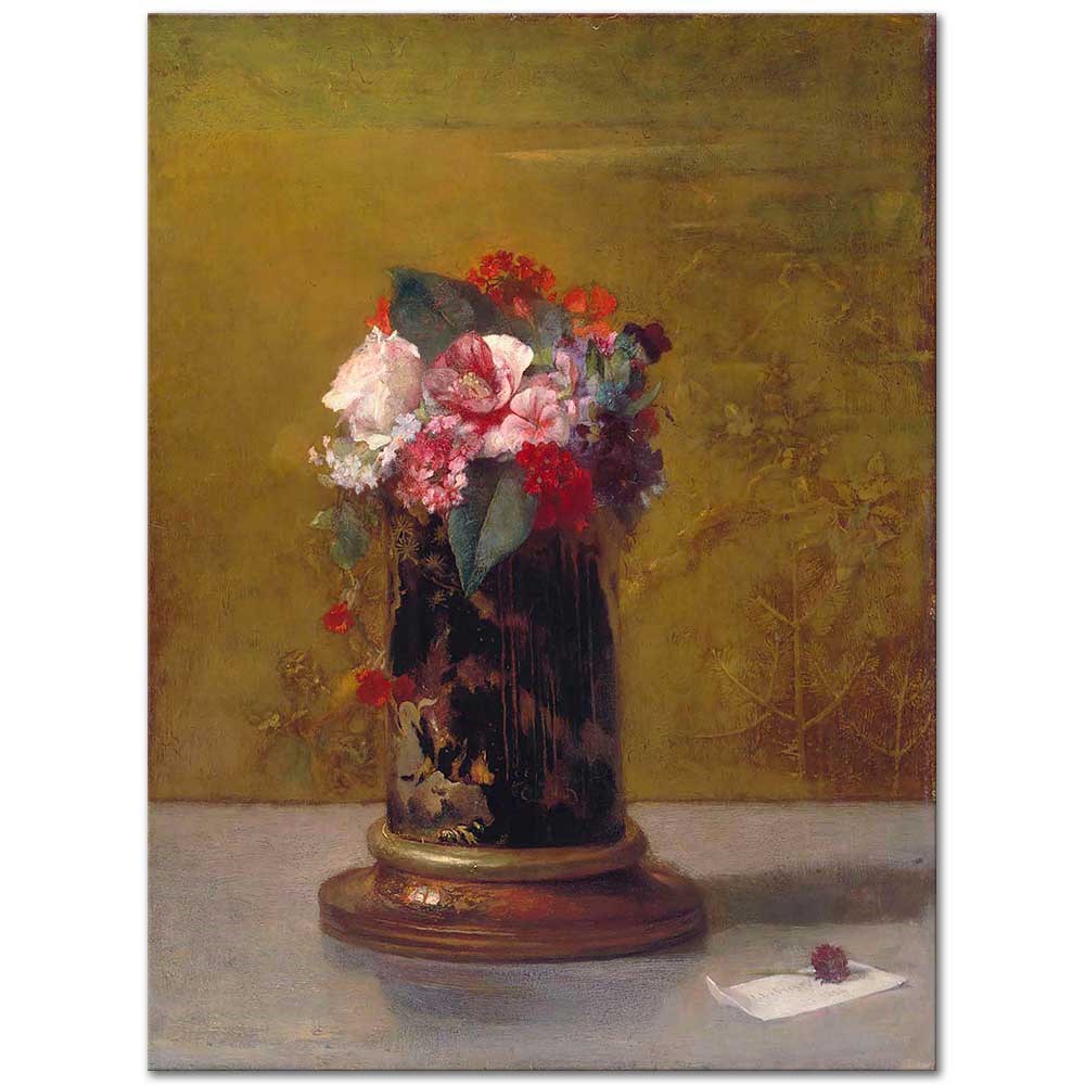 Vase of Flowers by John la Farge