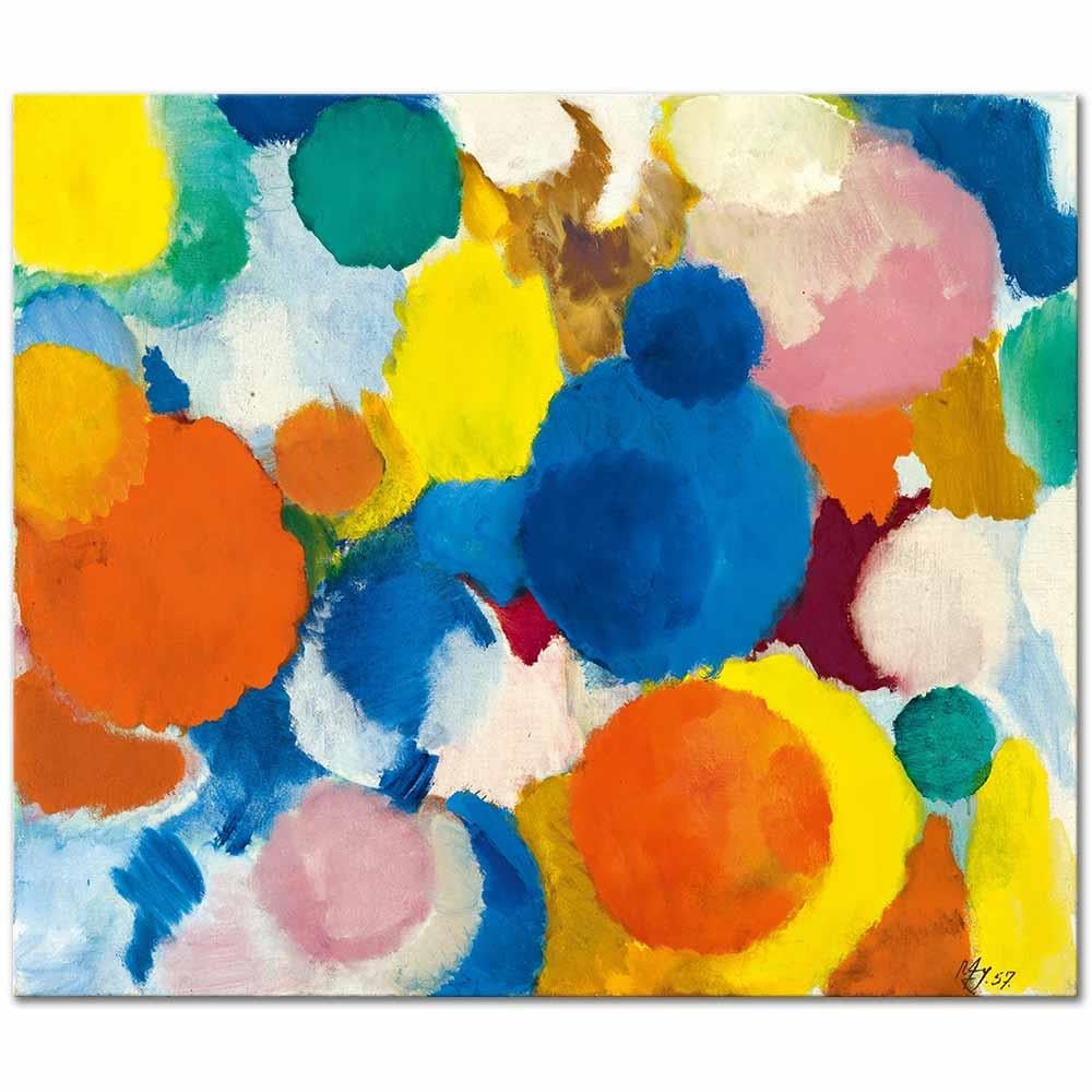 Ernst Wilhelm Nay Vega Kanvas Tablo