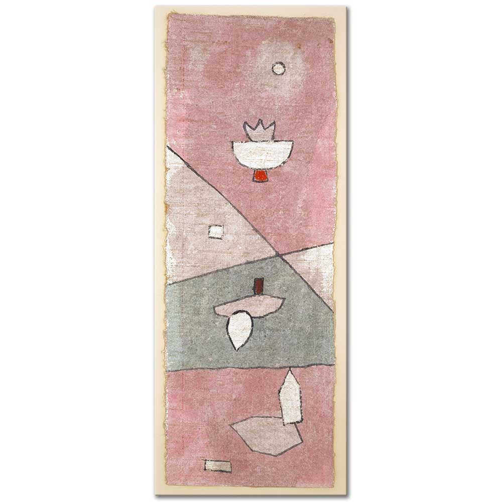 Paul Klee Bitkisel Analitik Kanvas Tablo
