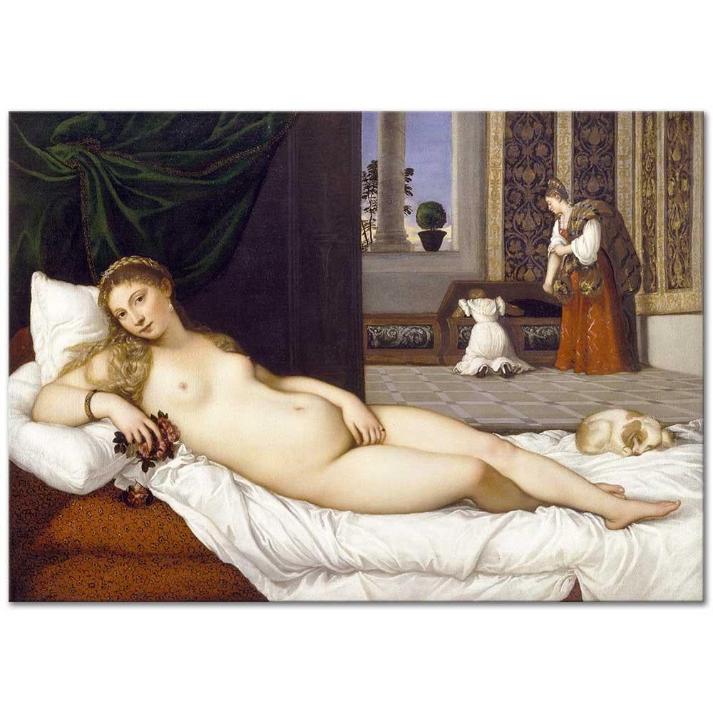 Venus of Urbino by Titian as Art Print
