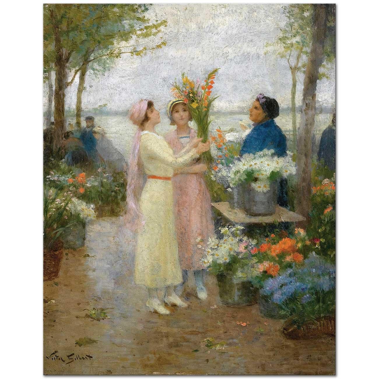 Victor Gabriel Gilbert Glayöller Kanvas Tablo