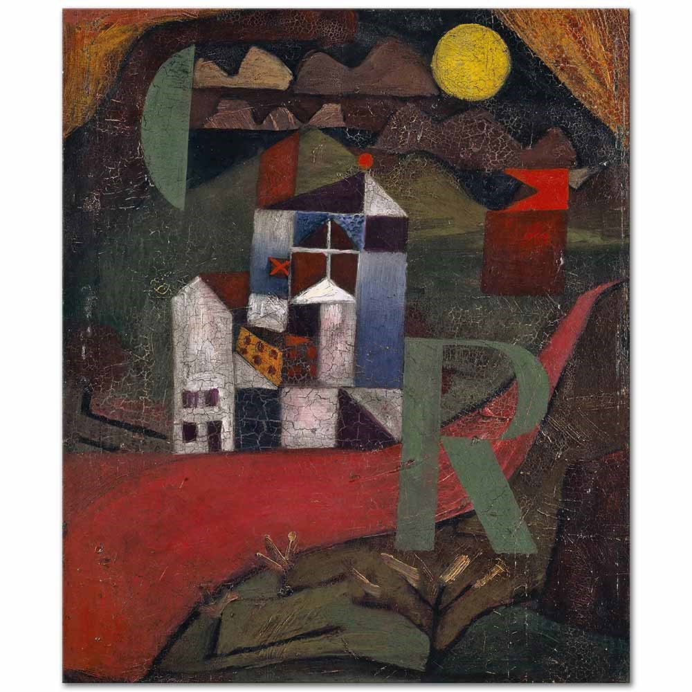 Paul Klee Villa R Kanvas Tablo