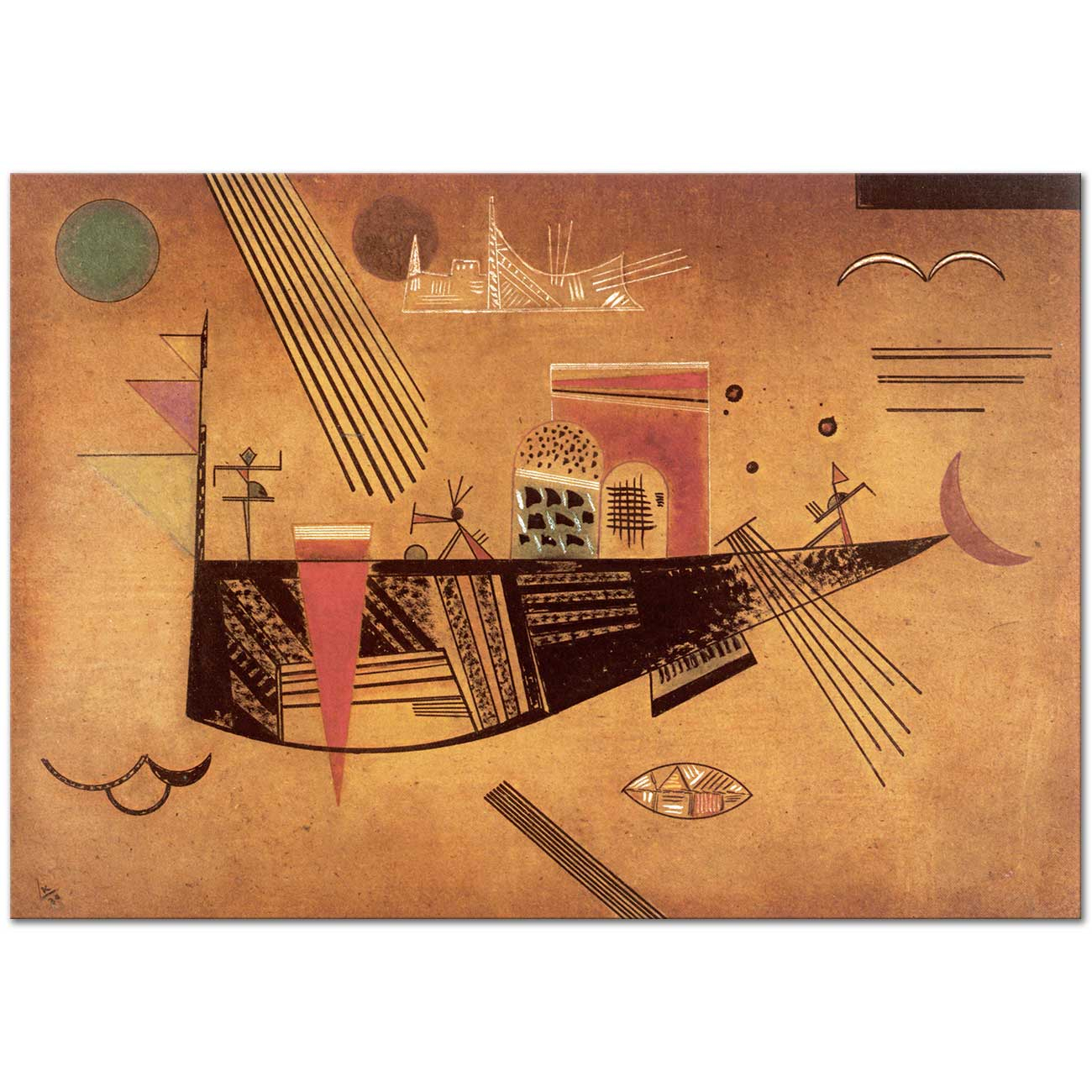 Wassily Kandinsky Capricious Art Print