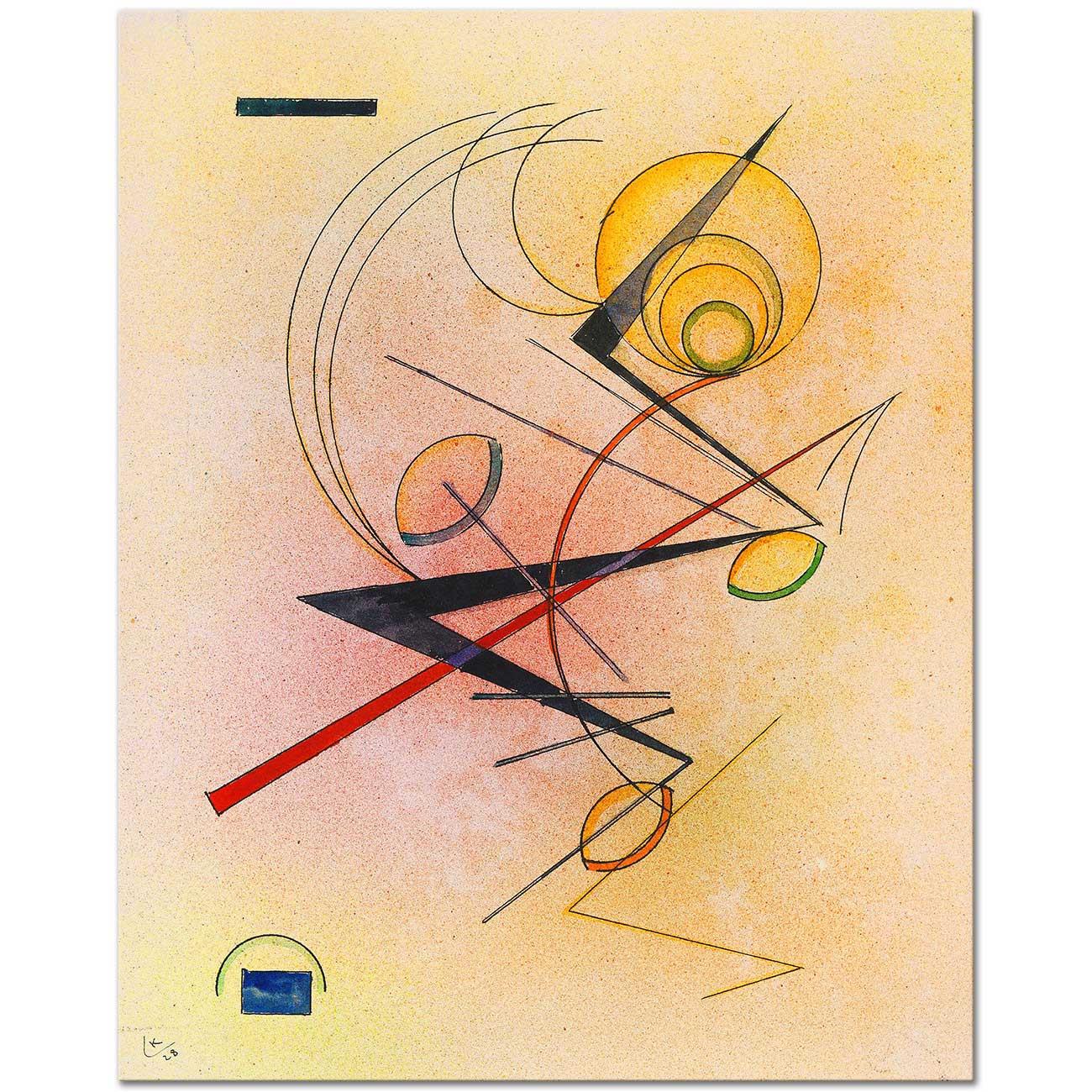 Wassily Kandinsky Küçük Sıcak Kanvas Tablo