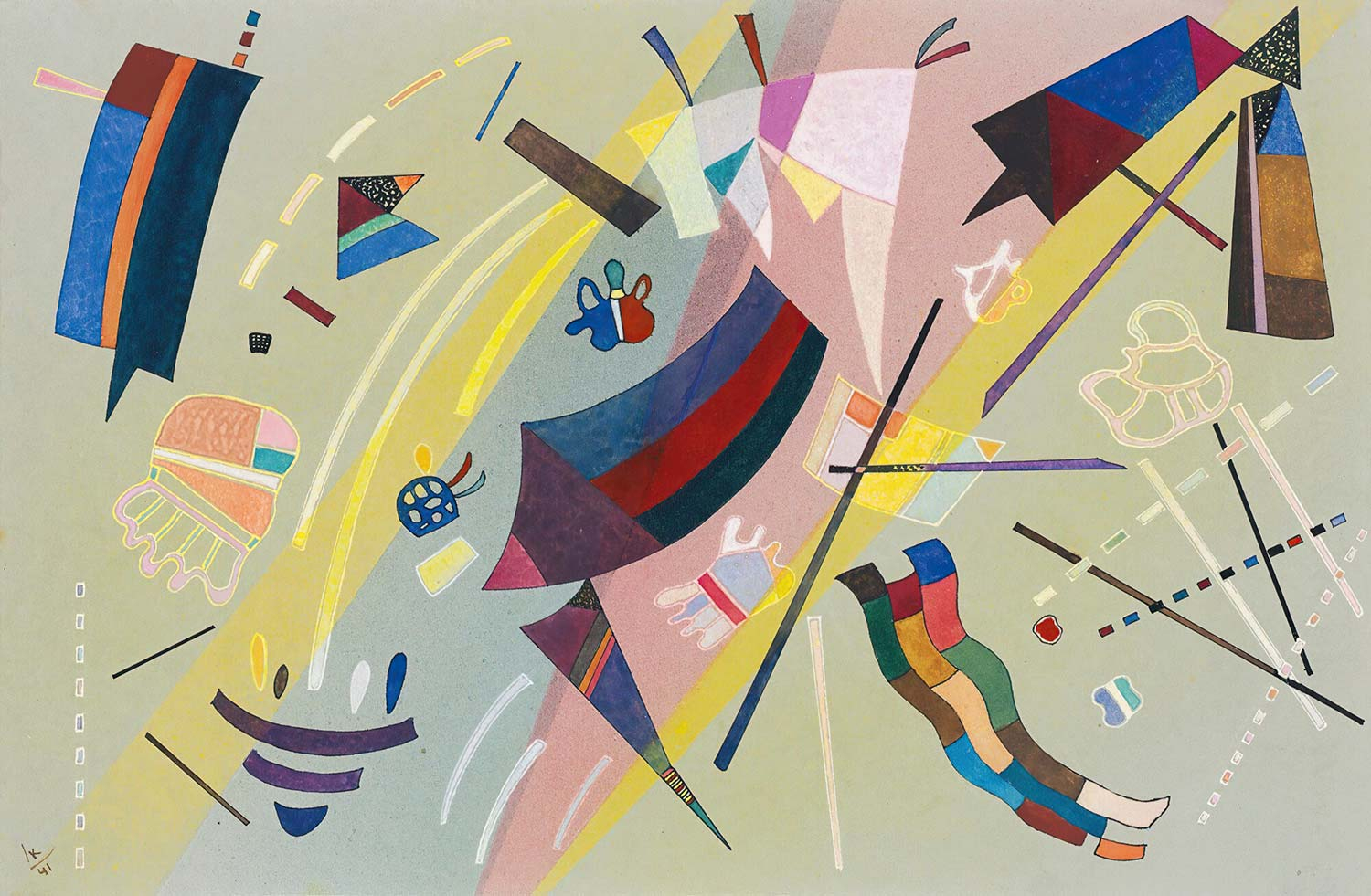 Wassily Kandinsky Untitled 1942 Art Print