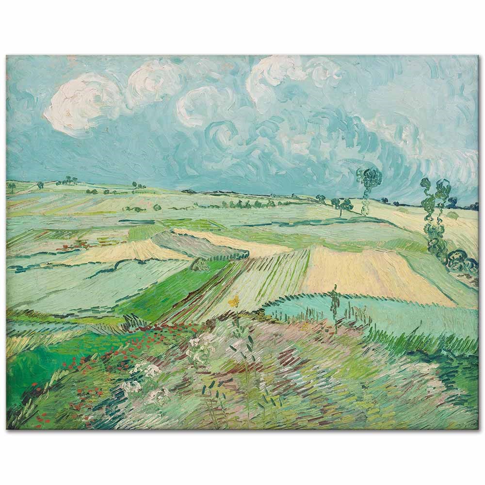 Vincent van Gogh Yağmur Sonrası Buğday Tarlaları Kanvas Tablo