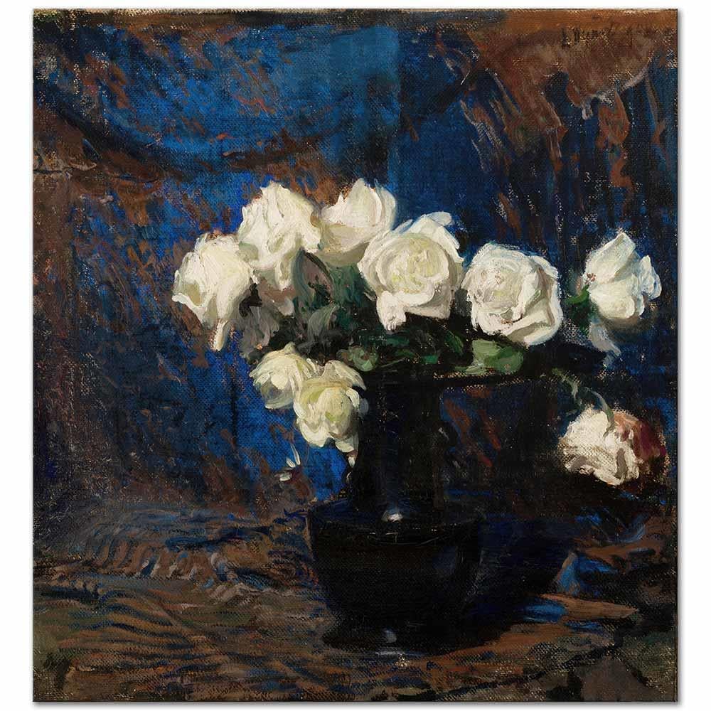 Leon Wyczolkowski Beyaz Güller Kanvas Tablo