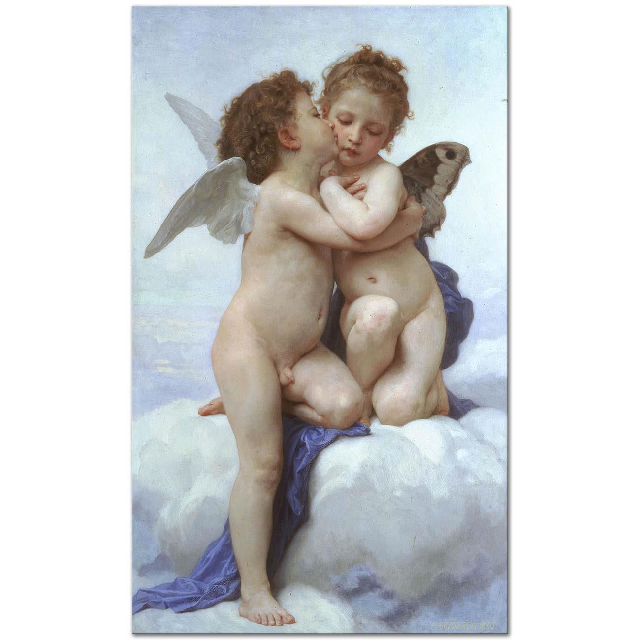 Amor and Psyche by William Adolphe Bouguereau