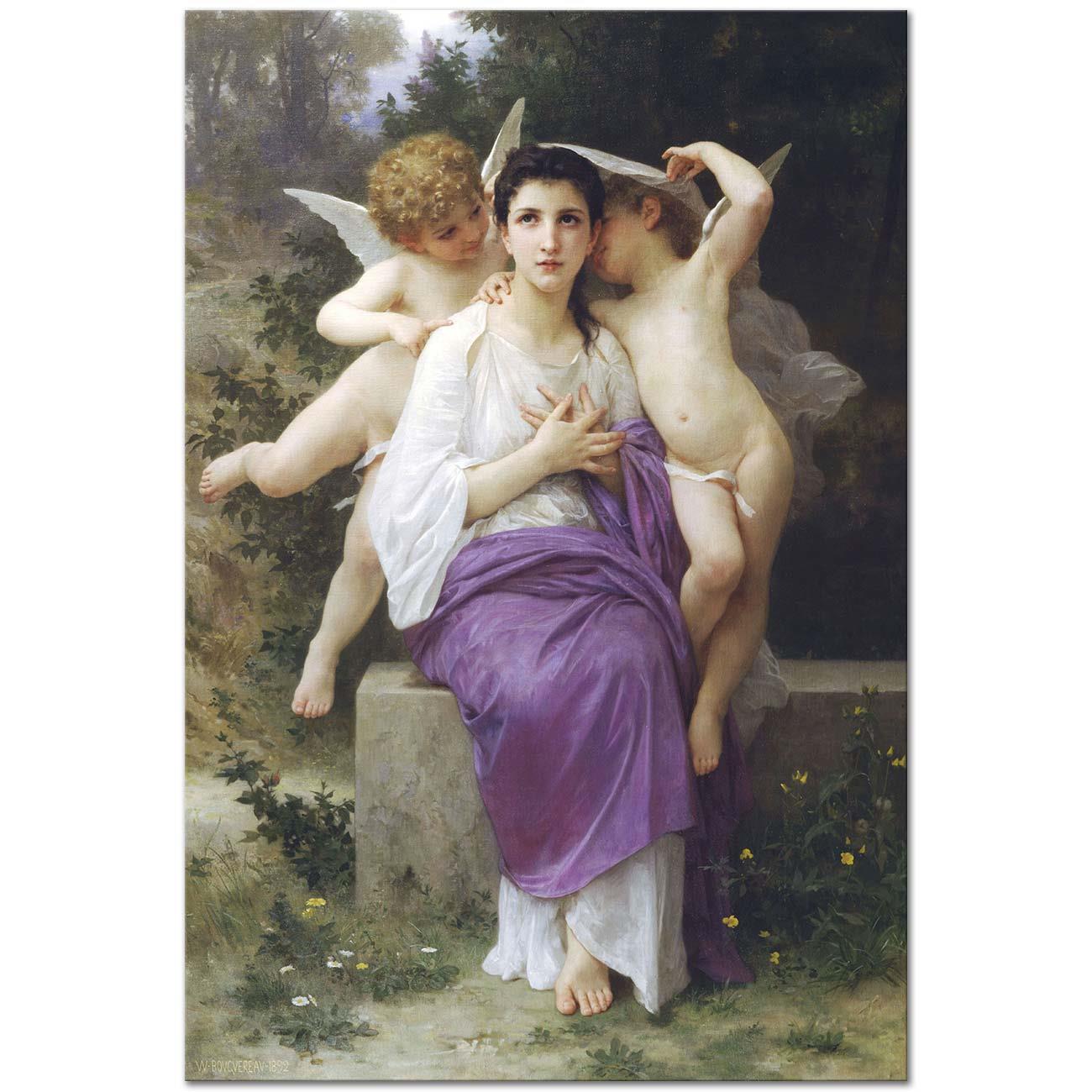 Awakening the Heart by William Adolphe Bouguereau