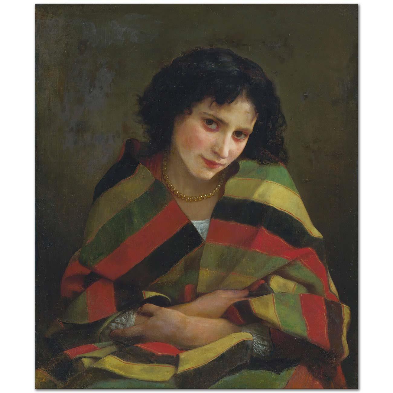 William Adolphe Bouguereau Frileuse Art Print
