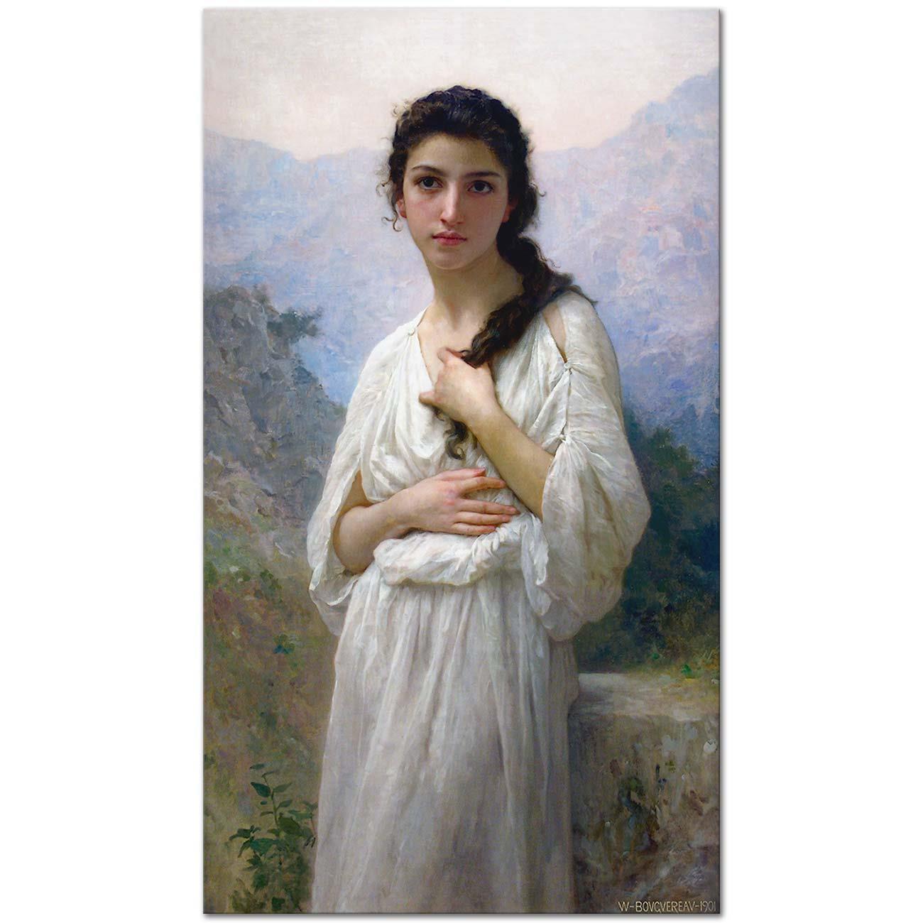 William Adolphe Bouguereau Meditation Art Print