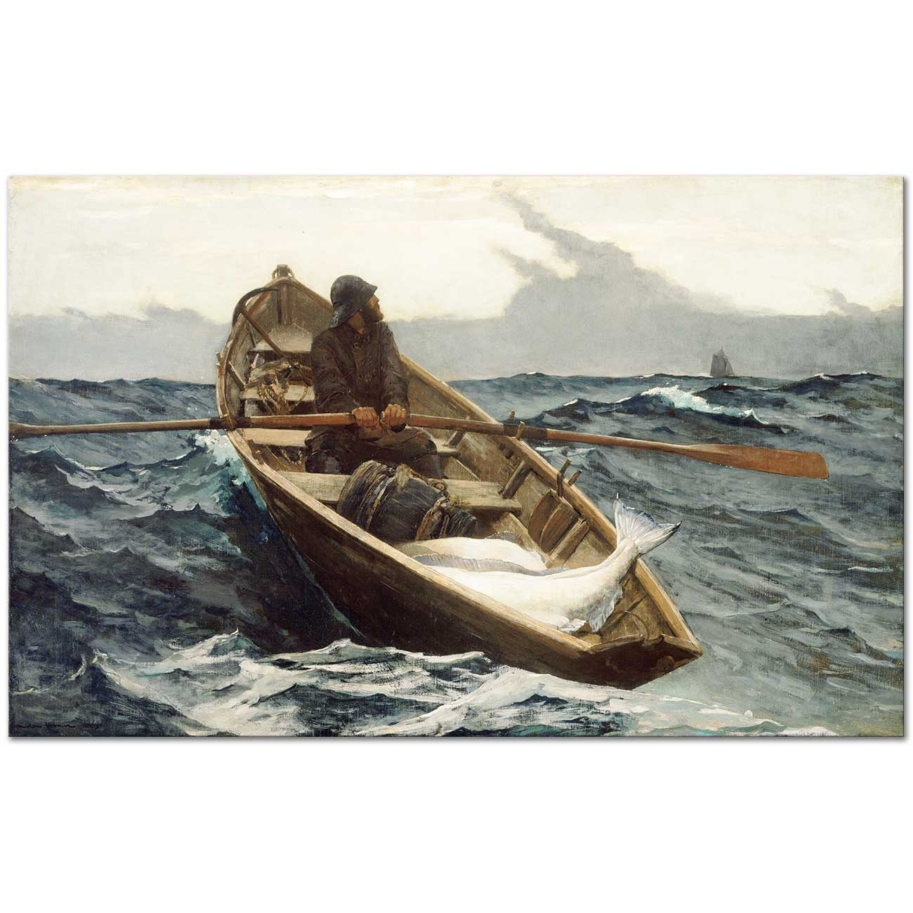 Winslow Homer Sis Uyarısı Kanvas Tablo